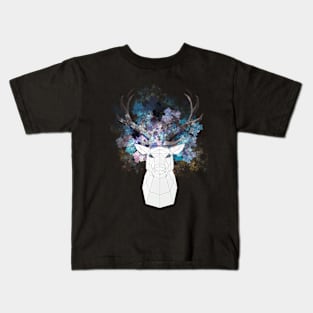 Low poly deer (art1) Kids T-Shirt